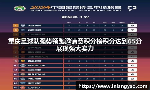 重庆足球队强势领跑邀请赛积分榜积分达到65分展现强大实力